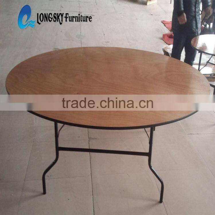 high quality wedding folded table banquet table hotel banquet tables with metal foldable leg