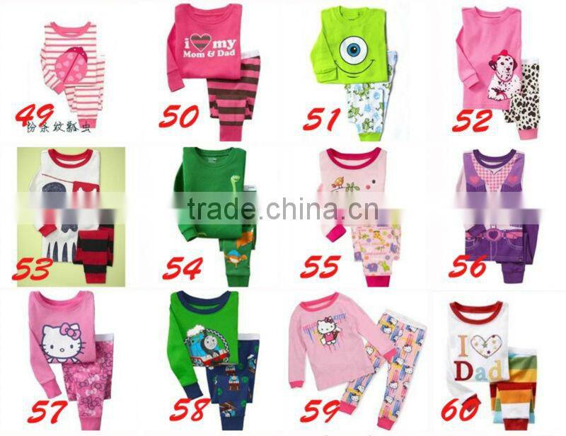 Latest New Design kids pyjamas wholesale