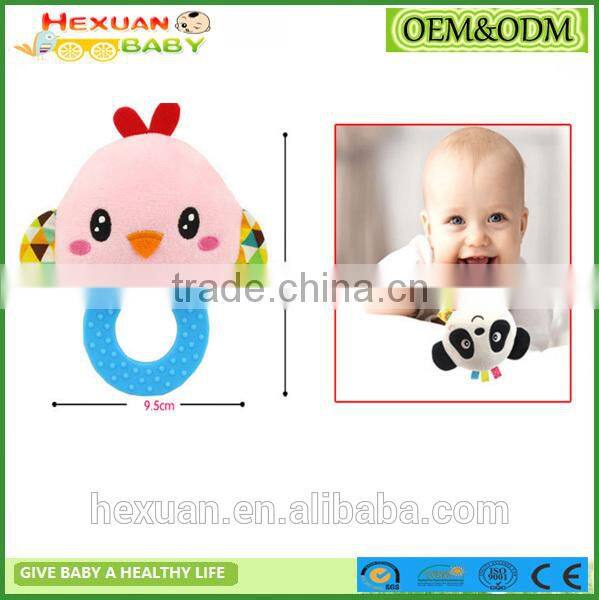 New High Quality Baby Wrist Rattle Toy Plush Hand Bell Ring For Infant