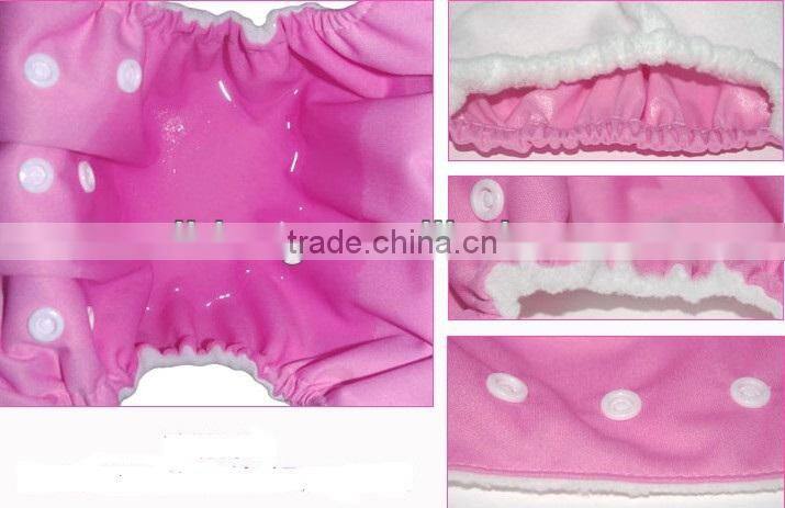 waterpoofed printing baby wizard cloth diaper with pocket design / nappy diaper