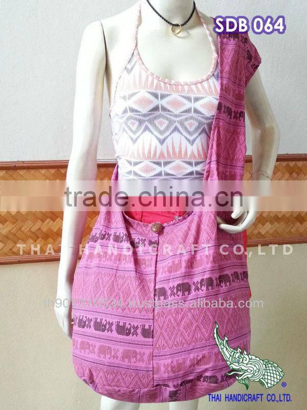 Thai Large Cotton Shoulder Hippie Boho Hobo Sling Crossbody Yaam