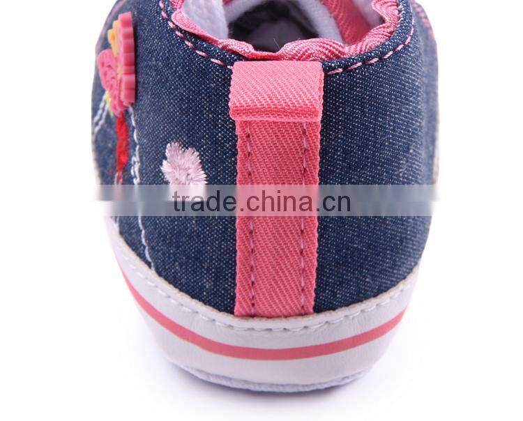 Ruffles mori baby girl's prewalker