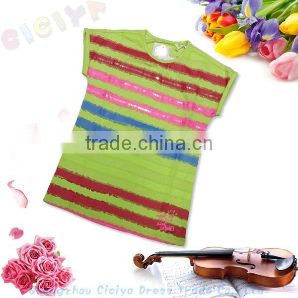 Wholesale summer girl t-shirt/girl tshirt