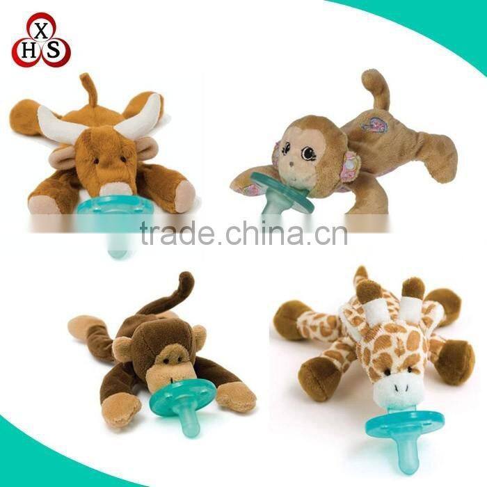 OEM toy manufacture soft plush baby rattles baby toy