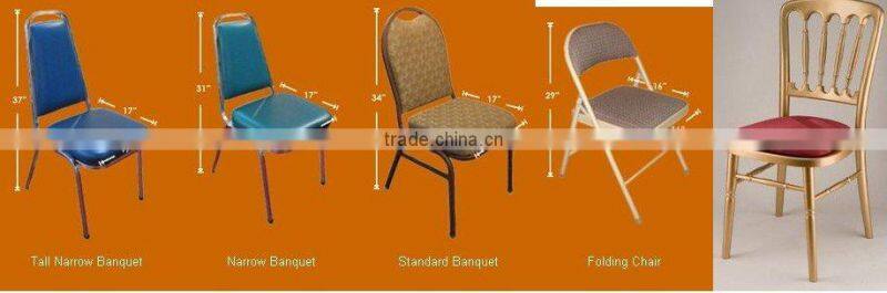 damask strip banquet chair cover for weddings