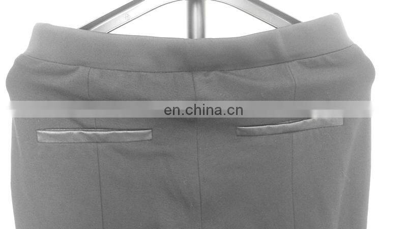 ladies stretch lamb leaather pants with ponti fabric