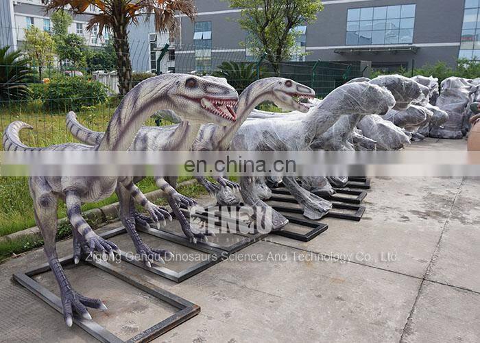 Garden Decoration Lifesize Fiberglass Static Dinosaur