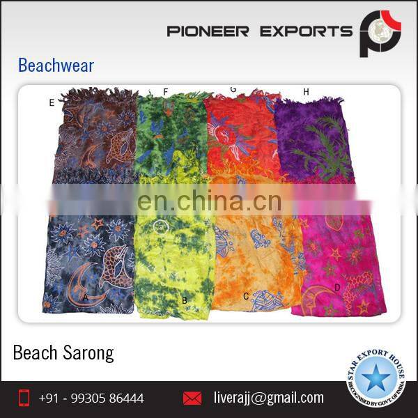 Wholesale Summer Popular Fashion Printed Beach Sarong