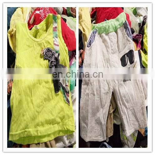 baby girls and boys cotton material gently used kids outfits from Japan