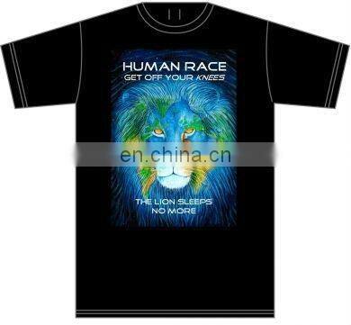 3D t shirt Printer Printed Short Sleeves Black t shirts