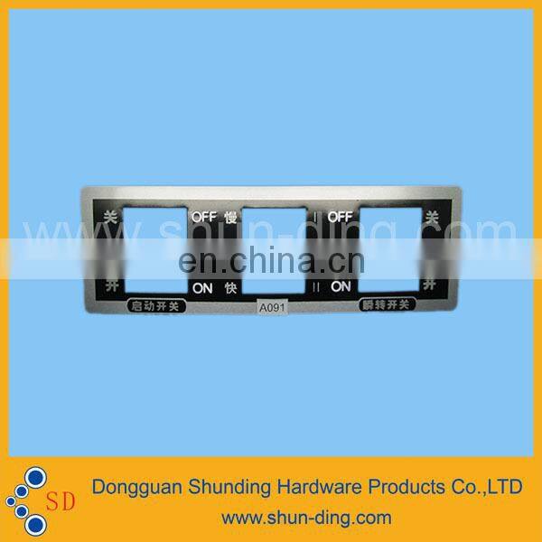 Professional Manufacture Direct for Metal and Plastic Electronic Faceplate