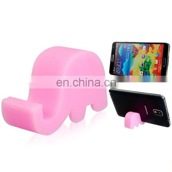 Fashion cartoon elephant silicone tablet computer holder &PPC mobile phone holder/Stents