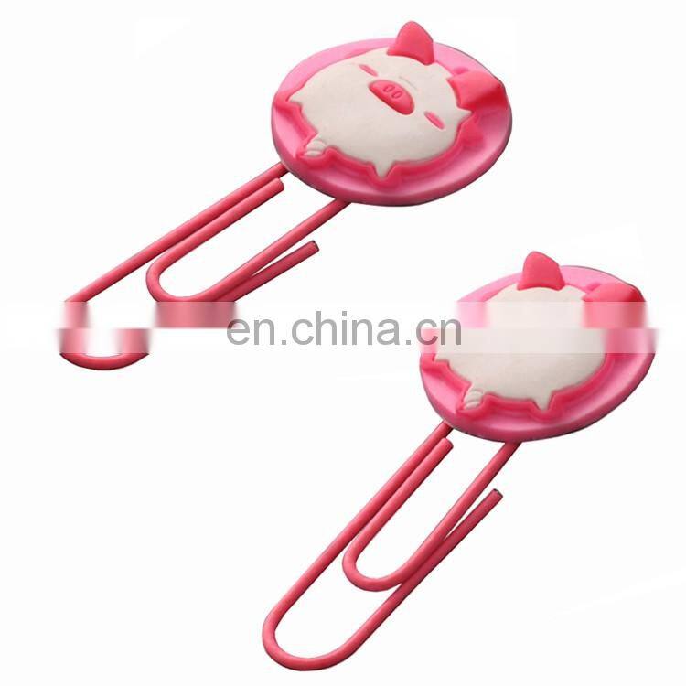 Metal wooden korean bookmark clip