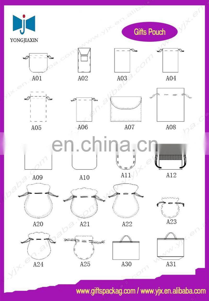 Wholesale Superior quality satin hair packaging bags for hair extension