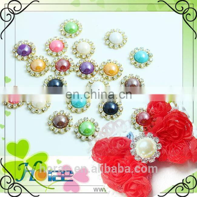 flat back rhinestone for invitation card, rhinestone button, pearl button for wedding