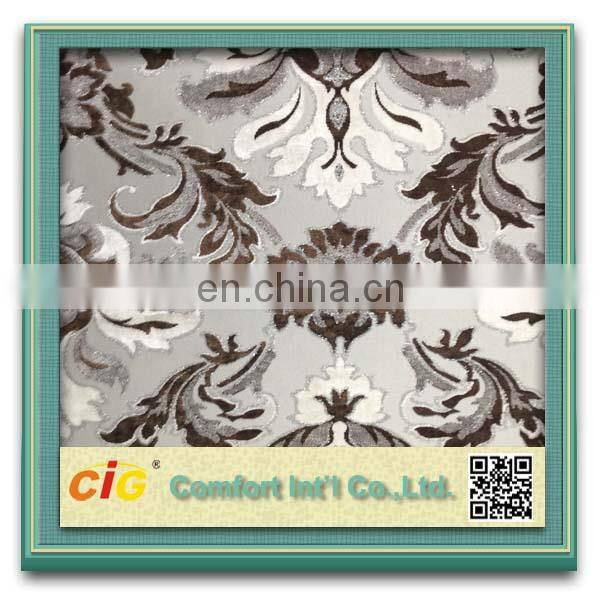 latest design china velvet fabric for sofa and furniture decorative knitting sofa fabric polyester and nylon fabric