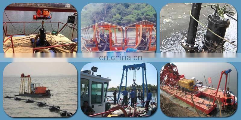 Submersible slurry dredger pump chrome