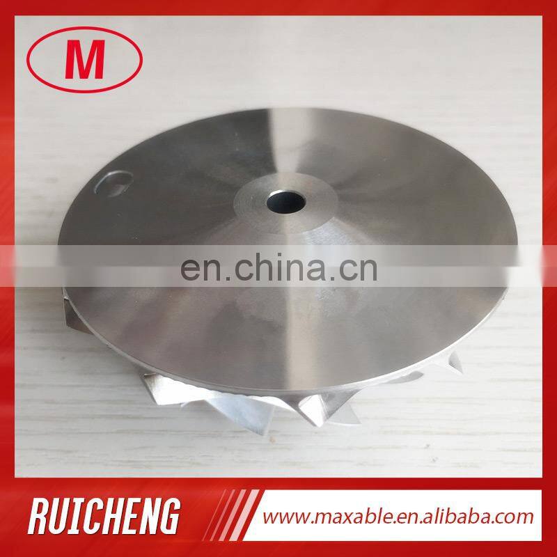 GT2871 452546-0005 53.11/70.98mm 11+0 blades turbo milling/aluminum 2618/billet compressor wheel for racing