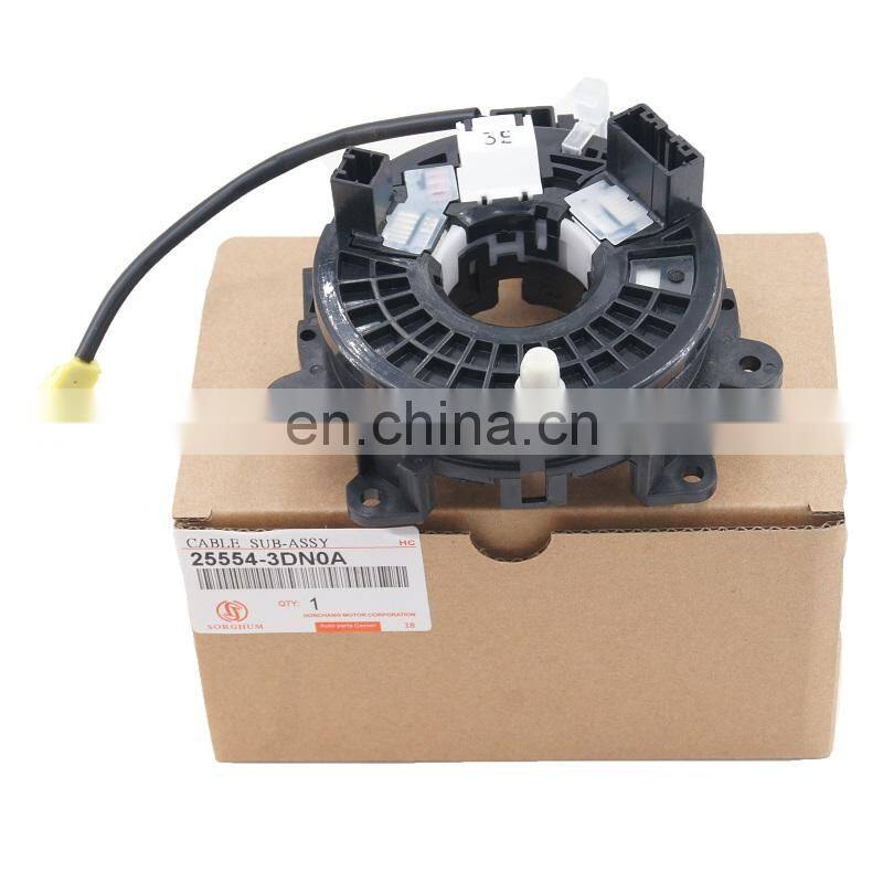 Wholesale 25554-3DN0A Steering Wheel Hairbag Spiral Cable Clock Spring For Nissan Tiida Patrol Y62