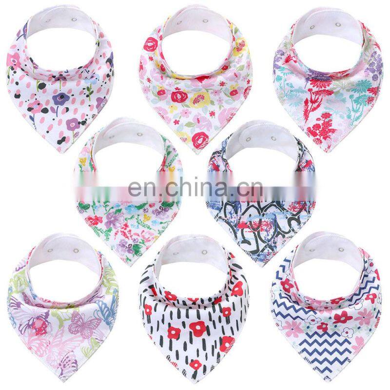 Upsimples Baby Bandana Drool Bibs Organic burp cloths cotton baby bandana bibs Baby Bandana Drool Bibs