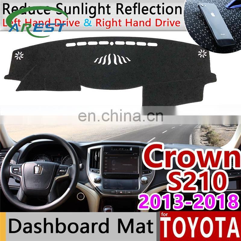 for Toyota Crown Royal S210 2013~2018 Anti-Slip Mat Dashboard Cover Pad Sunshade Dashmat Carpet Car Accessories 2015 2016 2017