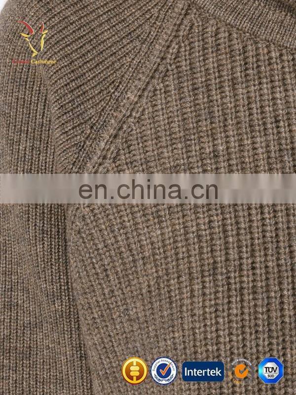 Turtleneck 7GG Winter Thick Cashmere Pullover Sweater for Lady