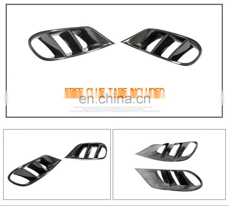 C217 Carbon Fiber Front Bumper Air Vents for Mercedes Benz S500 S550 Sport Coupe 14-18