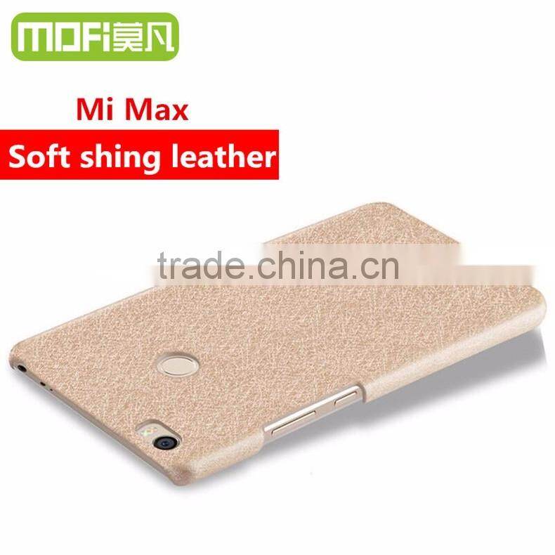 MOFi Original Celulares Housing for Xiaomi Mi Max, Mobile Phone Blank Leather Flip Cover Case for Xiaomi Max