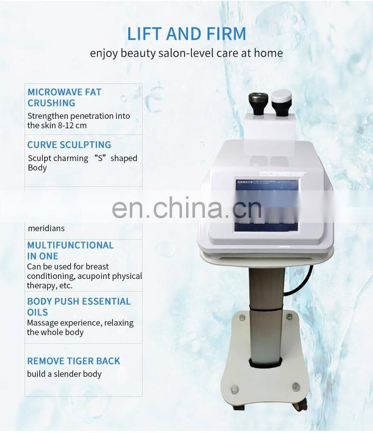 Professional RF+Vacuum Lifting Firming Skin Body Shaping Instrument Cupping Therapy Weight Loss Body Slimming Machine