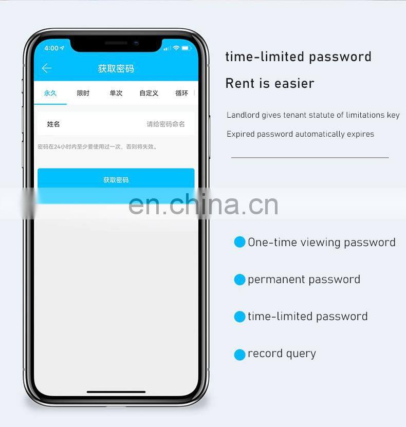 Digital Outdoor Locks Fingerprint Touch Screen Electronic Handle Home Cheap Locker Apartment Ttlock Tuya Smart Finger Door Lock