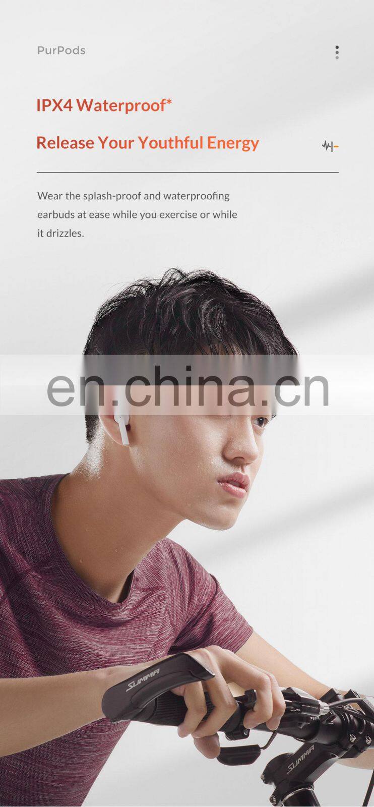 Mi Mijia PurPods True Wireless Earphones TWS Charge for 5 min Listen for 2 HRS