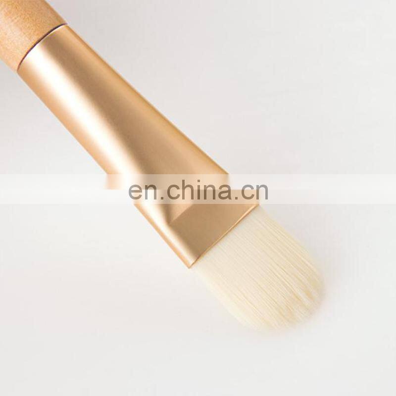 Mask Brushes long Wooden Handle Facial Mask Brush SmallWooden handle soft mask brush Customized Logo