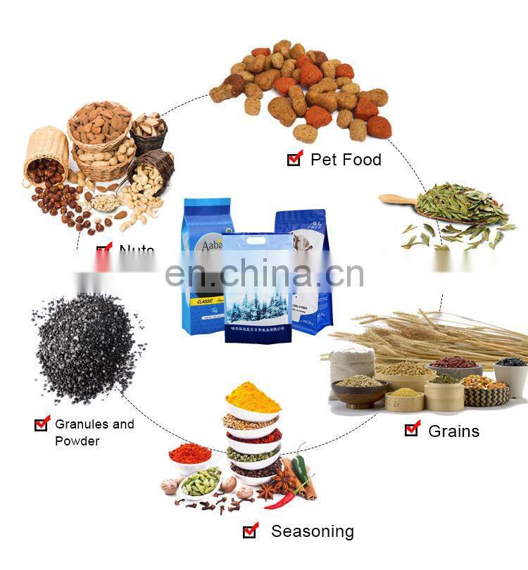 Food grade Laminated plastic gravure printing basmati rice packing bag 1kg 5kg 10kg with handle