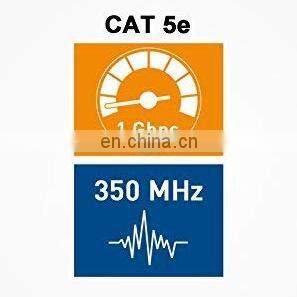 Chinese manufacturer yellow / gray 4 pairs patchcord cat5 1m 5e utp cable cat 5 patch cable