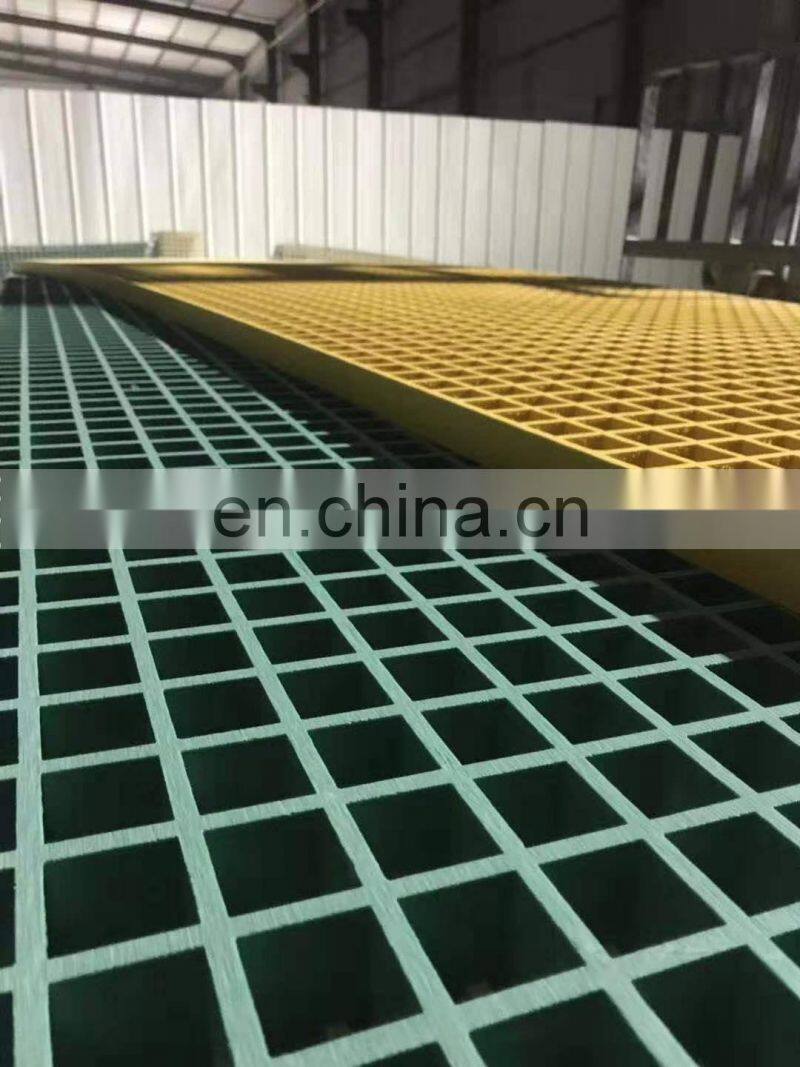 factory price yellow frp grid mesh 38mm frp grate walkway