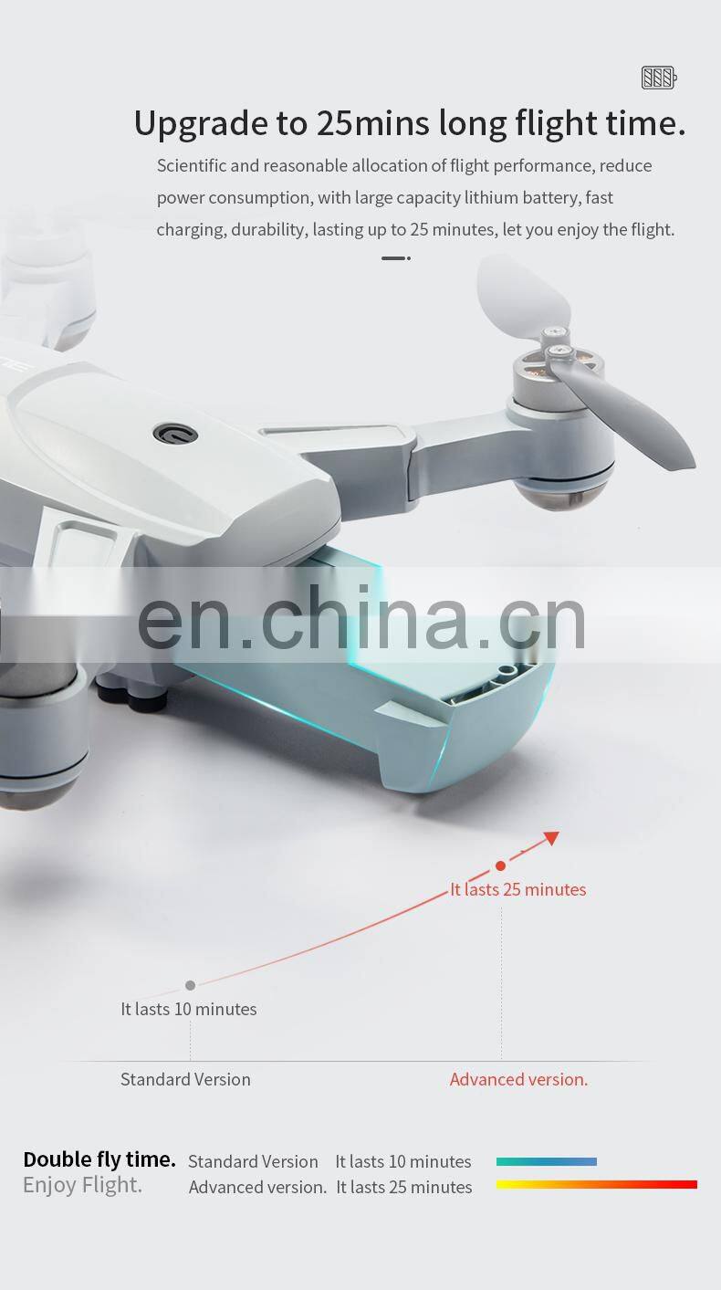 New Trend JJRC X16 6K Camera Gray Optical Flow Brushless RC Drone Quadcopter GPS Foldable 25Mins Profesional UFO for hobby
