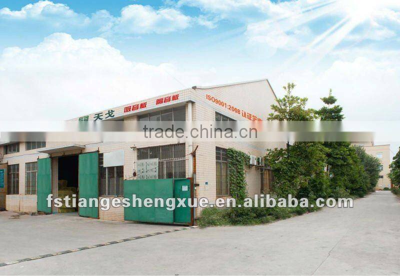 sound insulation rock wool yellow panel