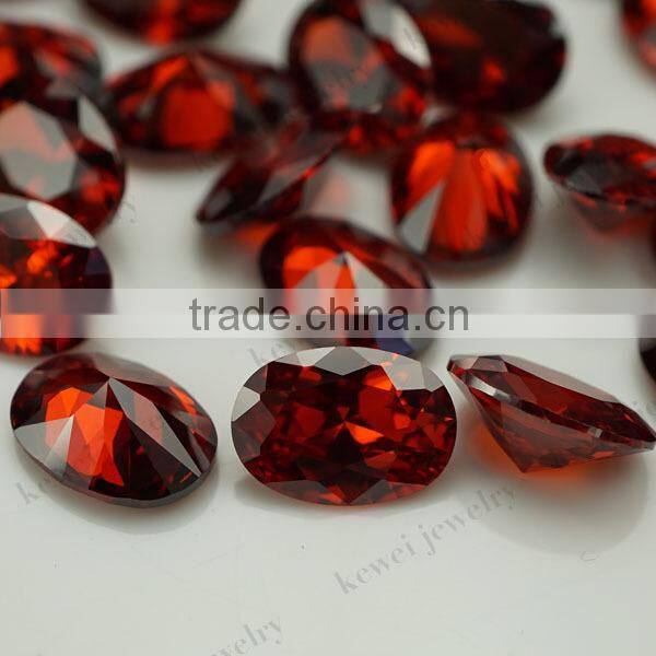 Medium Size Gemstone Prices Oval Shape Apple Green 6*8mm AAA Grade Artificial Stones