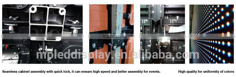 MPLED 576*576mm size die-casting aluminum rental cabinet
