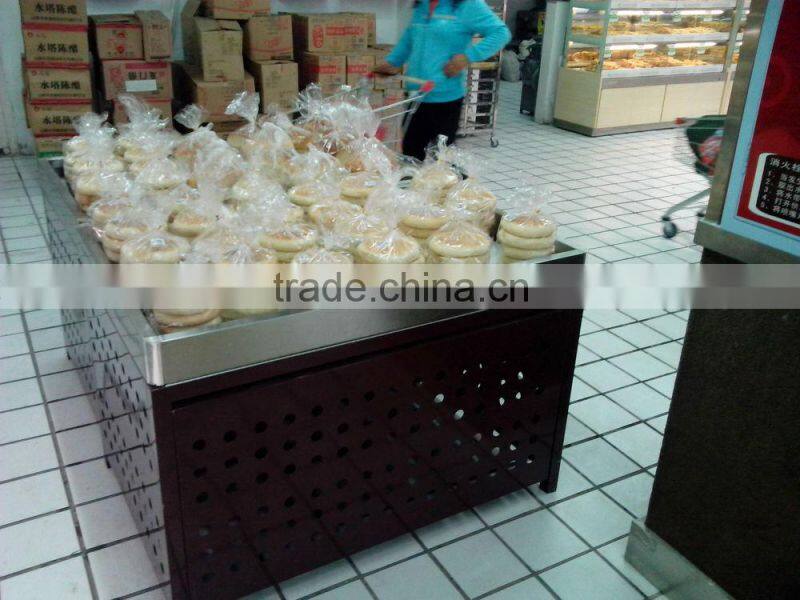 APEX custom make supermarket bread display table/table for bakery or cake OEM ODM