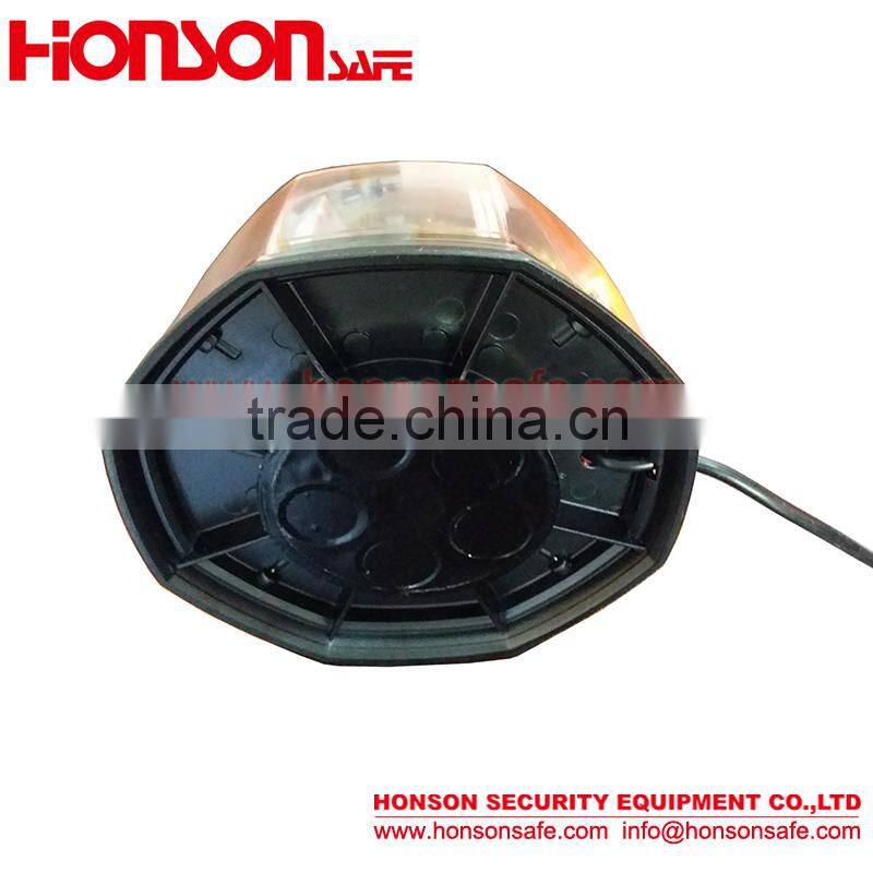 3W LED Circle waterproof warning vehicle Beacons Light with cigarette plug HTL-318