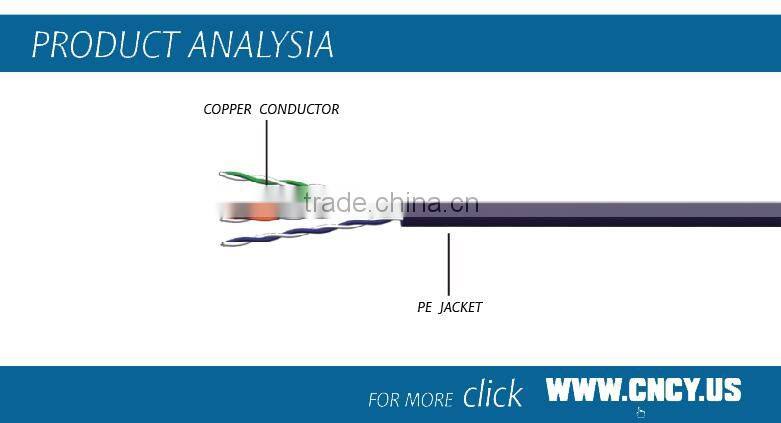 8 pair utp cat5e cable Copper or CCA core cables and wires hdmi extender utp cable