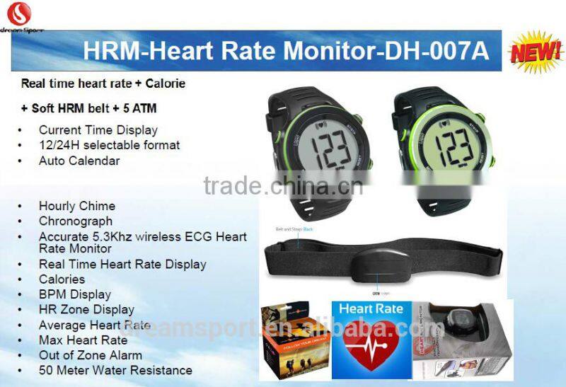 Outdoor Trackback route heart rate monitor gps wrist watch tracker