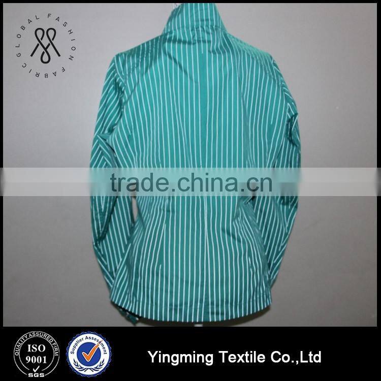 Wholesale women's fashion night run coat with reflective lines