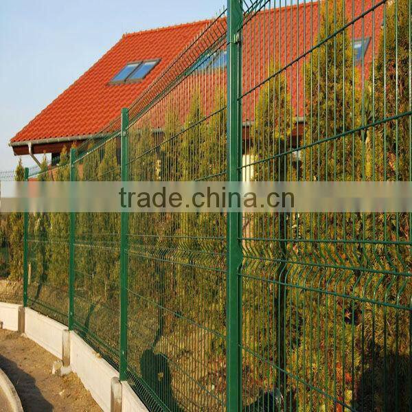 cheap powder coated welded steel wire mesh concrete fence