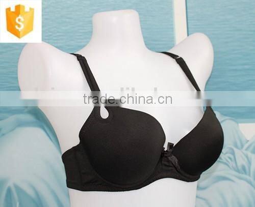 2016 sexy black single women bra /OEM service undergarment