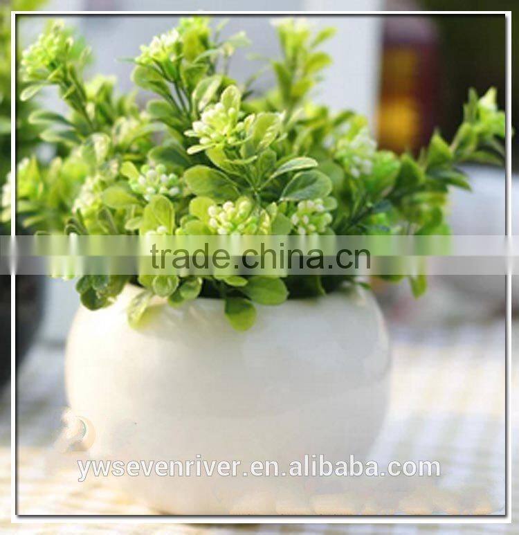 7 fork m bluegrass artificial flowers Green plants DIY floral auxiliary material Silk flowers flowers, plastic flowers wholesale