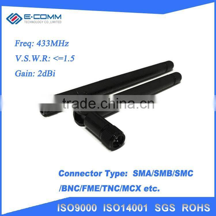 Direct buy from China 433Mhz 3dBi Wireless Wifi Antenna with SMA Connector