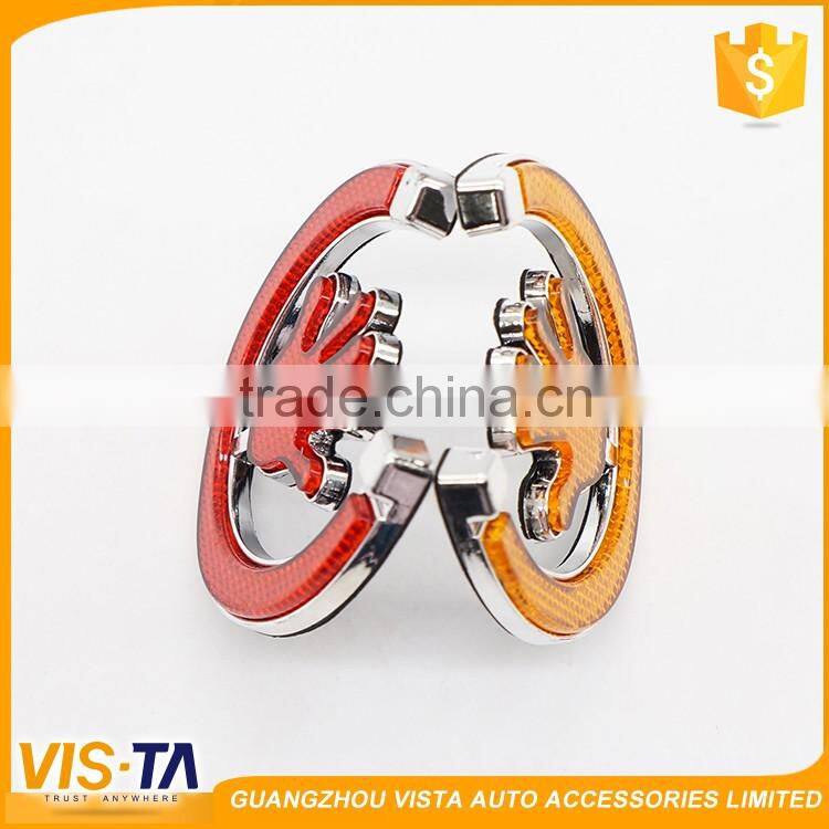 Fashion safety warning sign design high quality sticker car decoration refelctor