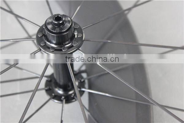 Tubular wheelset carbon bike wheels R13 balck hubs carbon bike parts W56T